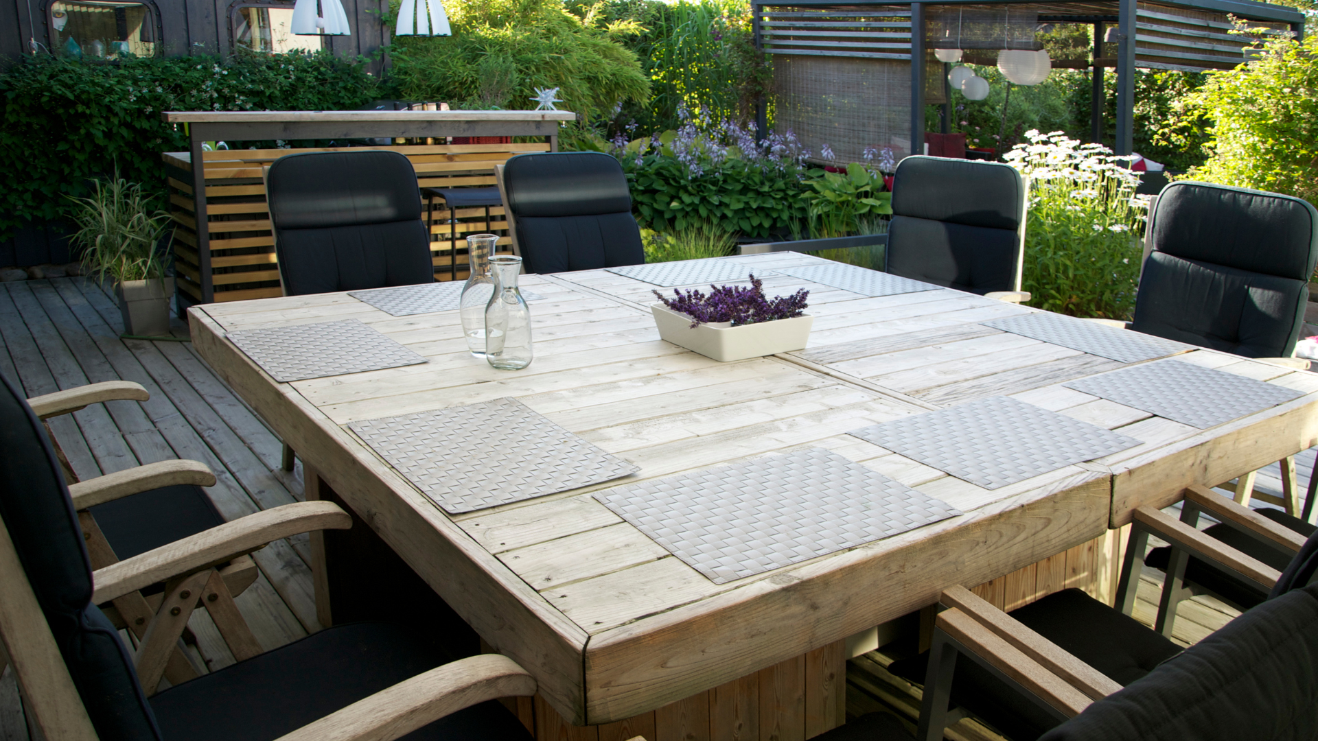 Beautifully designed patio retreat after pool removal