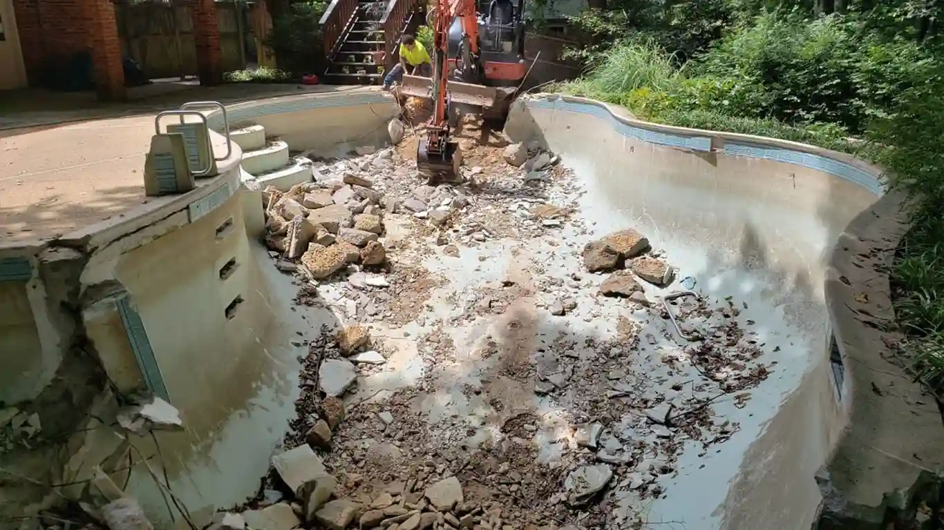 Swimming Pool Removal process – reclaim your backyard