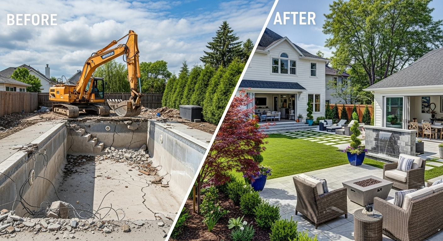 Amazing Ideas: Top 10 Backyard Transformation Ideas After Pool Demolition